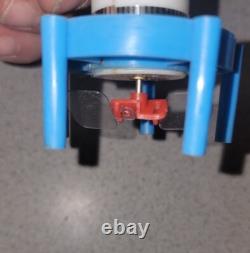 Rare Vintage 7 Apollo Rocket Moon Trek Motorized Flying Rocket toy, Hong Kong