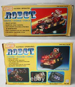 Rare Vintage 80's Robot Tiger Tank Cosmic Raider Force Space Toy New