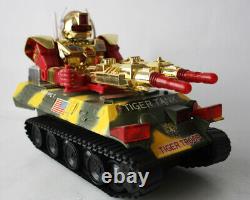 Rare Vintage 80's Robot Tiger Tank Cosmic Raider Force Space Toy New