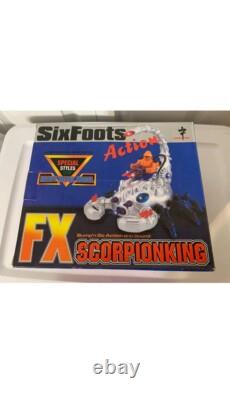 Rare Vintage 90's Space Six Leg Fx Scorpion King Fighter Robot China New Green