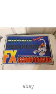 Rare Vintage 90's Space Six Leg Fx Scorpion King Fighter Robot China New Green