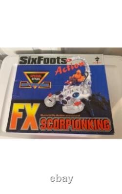 Rare Vintage 90's Space Six Leg Fx Scorpion King Fighter Robot China New Green