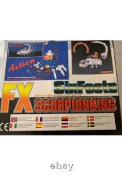 Rare Vintage 90's Space Six Leg Fx Scorpion King Fighter Robot China New Green