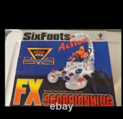 Rare Vintage 90's Space Six Leg Fx Scorpion King Fighter Robot China New Green