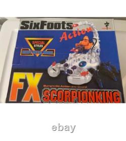 Rare Vintage 90's Space Six Leg Fx Scorpion King Fighter Robot China New Green