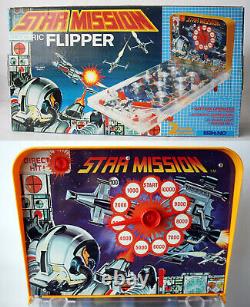 Rare Vintage 90's Star Mission Space Electric Flipper Pinball Mehno Slovenia New