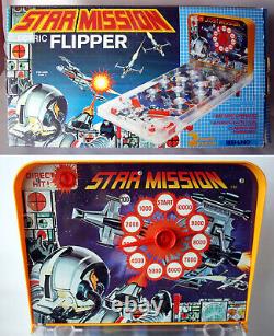 Rare Vintage 90's Star Mission Space Electric Flipper Pinball Mehno Slovenia New