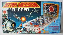 Rare Vintage 90's Star Mission Space Electric Flipper Pinball Mehno Slovenia New