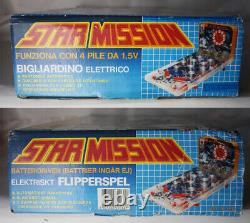 Rare Vintage 90's Star Mission Space Electric Flipper Pinball Mehno Slovenia New