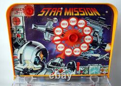 Rare Vintage 90's Star Mission Space Electric Flipper Pinball Mehno Slovenia New