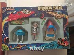 Rare Vintage Airgam Boys Space Series Miss Astronaut Robot Set Pyroplast Toys Gr