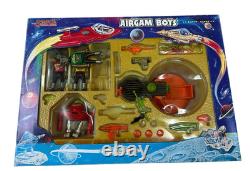 Rare Vintage Airgam Boys Space Series Red Planet Spaceship Set Pyroplast Toys 2