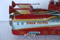 Rare Vintage Battery Tin Litho Mars Space Patrol Toy, Japan