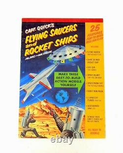 Rare Vintage Captain Quick's Flying Saucers and Rocket Ships Models Space 1950's