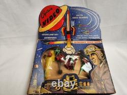 Rare Vintage Captain Video Supersonic Space Fighters Boxed Lido Toy