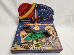 Rare Vintage Captain Video Supersonic Space Fighters Boxed Lido Toy