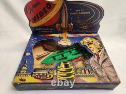 Rare Vintage Captain Video Supersonic Space Fighters Boxed Lido Toy