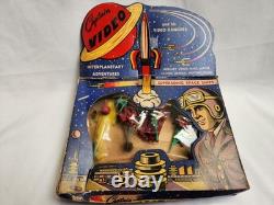 Rare Vintage Captain Video Supersonic Space Fighters Boxed Lido Toy