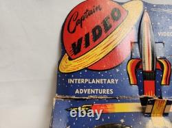 Rare Vintage Captain Video Supersonic Space Fighters Boxed Lido Toy