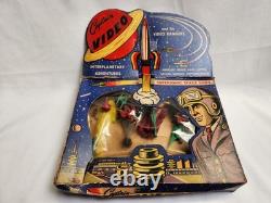 Rare Vintage Captain Video Supersonic Space Fighters Boxed Lido Toy
