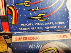 Rare Vintage Captain Video Supersonic Space Fighters Boxed Lido Toy