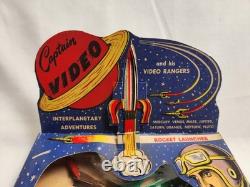 Rare Vintage Captain Video Supersonic Space Fighters Boxed Lido Toy