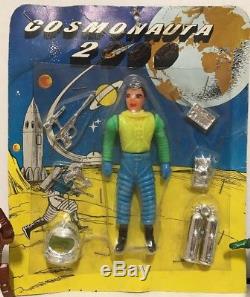Rare Vintage Cosmonauta 2000 Space Man Astronaut Archer Plastic Robot Figure NOS