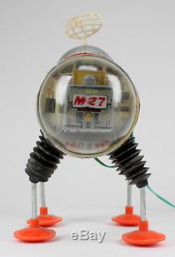 Rare Vintage Cragstan Nasa M27 Space Moon Explorer Battery Operated Tin Toy