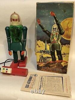 Rare Vintage Dux Astroman Robot Made In West Germany 1950s Space Toy with Box