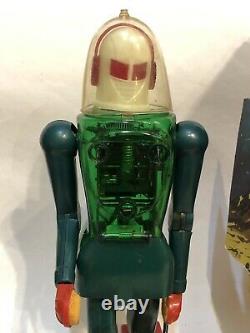 Rare Vintage Dux Astroman Robot Made In West Germany 1950s Space Toy with Box