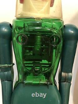 Rare Vintage Dux Astroman Robot Made In West Germany 1950s Space Toy with Box