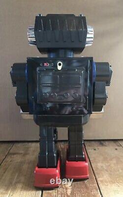 Rare Vintage Horikawa Giant Rotate-O-Matic Super Robot Space Tin Toy