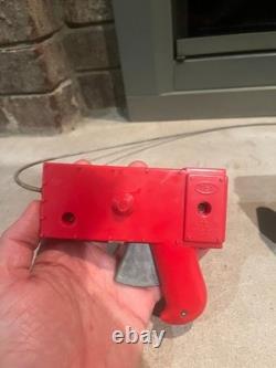 Rare Vintage Ideal Space Robert Robot Diesel Bulldozer Tractor Hard Plastic Box