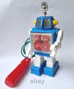 Rare Vintage PUK-02 Bionic Robot Batt Op Remote Control Space Toy Puky Argentina