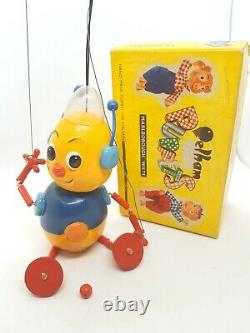 Rare Vintage Pelham Puppets Robot Bleep And Booster Space Toys Blue Peter boxed