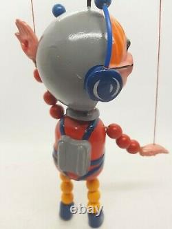 Rare Vintage Pelham Puppets Robot Bleep And Booster Space Toys Blue Peter boxed