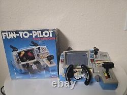 Rare Vintage Playmates Fun To Pilot Dashboard Space Dashboard Toy 1985 AS IS