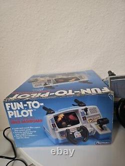 Rare Vintage Playmates Fun To Pilot Dashboard Space Dashboard Toy 1985 AS IS