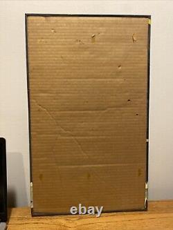 Rare Vintage Pre-War Space Target Tin Litho Game Board 23 x 14