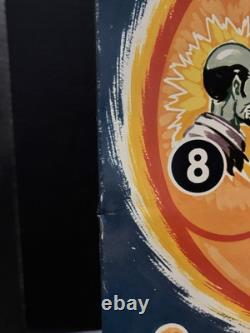 Rare Vintage Pre-war Space Target Tin Litho Game Board 23 X 14