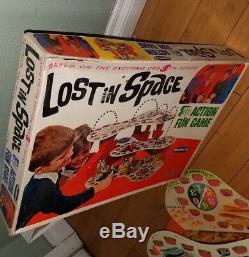 Rare Vintage Remco 1966 Lost In Space 3d Action Fun Board Game