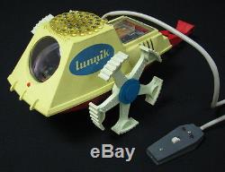 Rare Vintage Space Soviet Toy Lunokhod Lunnik Straume Battery Op. Remote Ussr