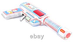 Rare Vintage Tin Space Ray Gun Astronaut Japan 1960s Toy Laser Sound Sparks Work