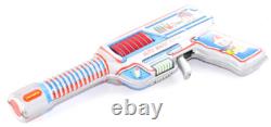 Rare Vintage Tin Space Ray Gun Astronaut Japan 1960s Toy Laser Sound Sparks Work