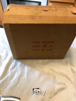 Rare Z Man The Brain Programmable Vintage Robot Space Age Car Toy With Box