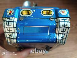 Rare vintage battery powered SPACE PATROL tin Space toy of 60's made in Japan