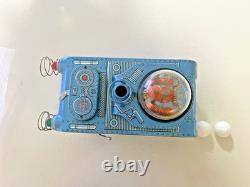 Rare vintage battery powered SPACE TANK tin Space toy of 60's made in Japan