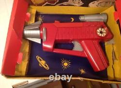 Remco SPACE GUN IOB 1950s Battery Operated Toy Vintage Ray Pistol TESTED Works