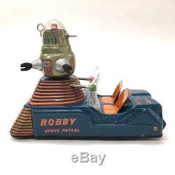Robby space patrol 50s Tin Robot sf toy battery operated vintage retro Japan