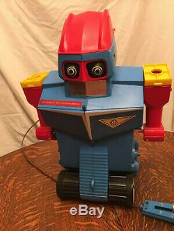 Robot Commando with Box Ideal toys 1961 Robot Space Toy Vintage